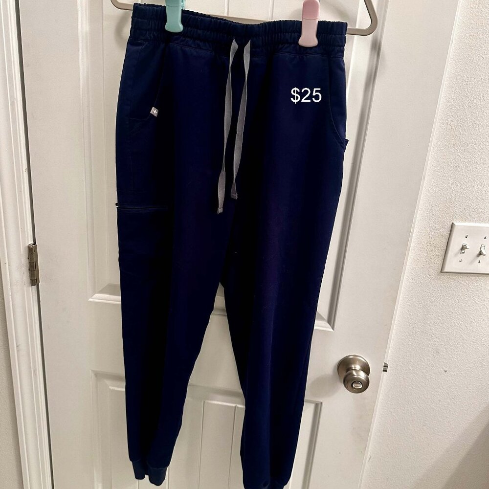 Figs jogger elastic waistband Navy size M